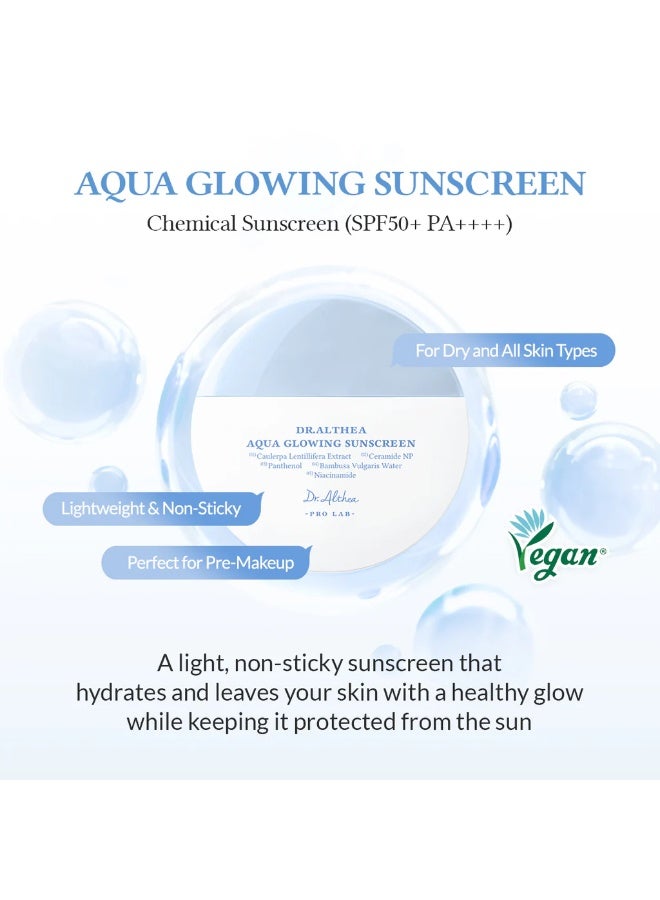 Dr.Althea Aqua Glowing Sunscreen | UV Protection| Lightweight, Watery, Fast-Absorbing - Image 4